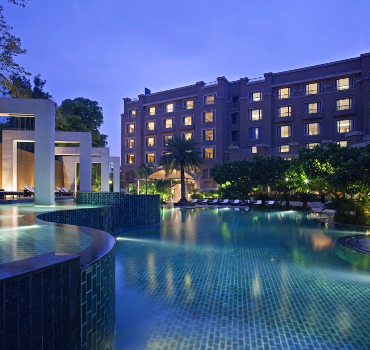 the sparking, free form #pool dazzles guests as…